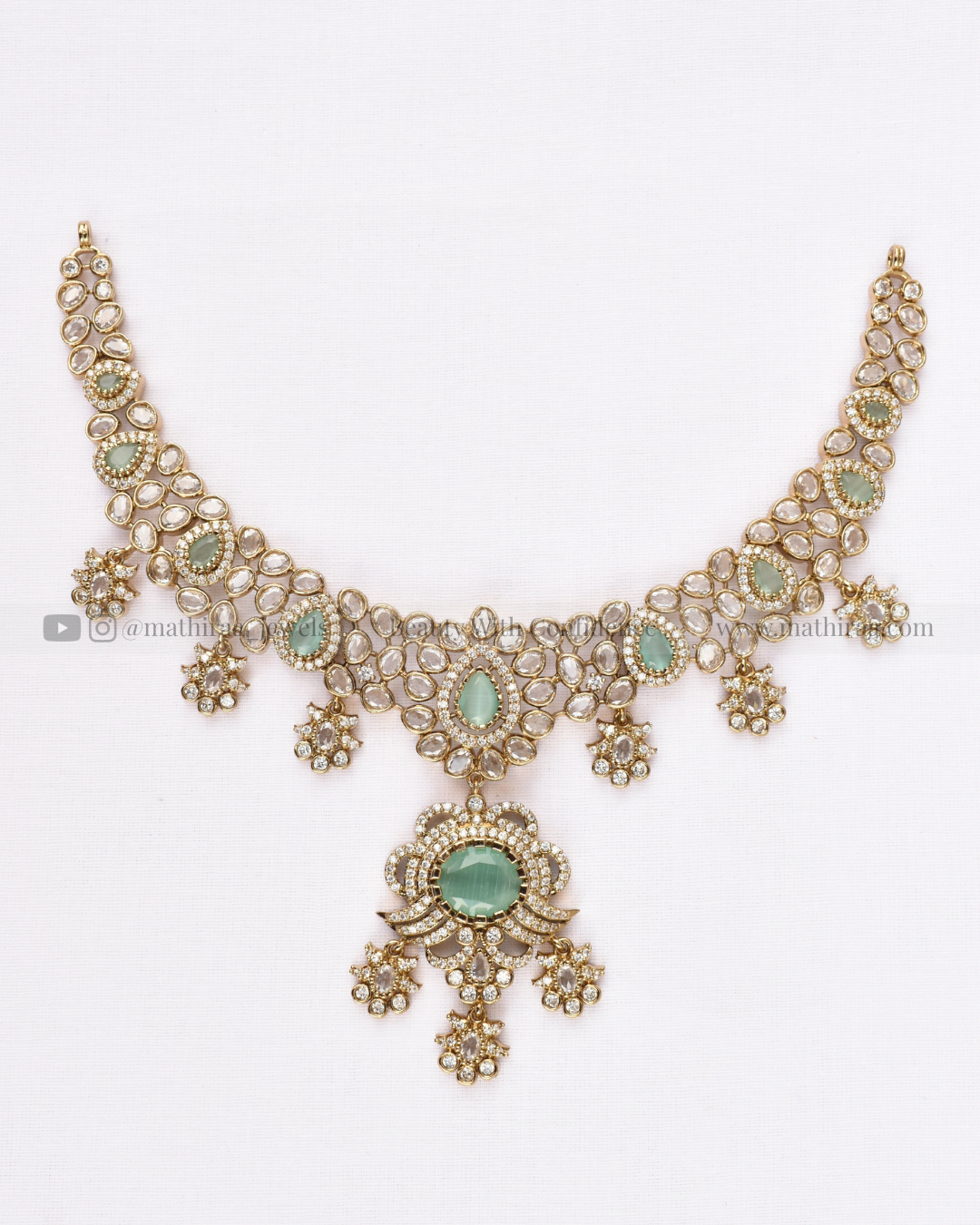 Floral Elegance AD Neckset