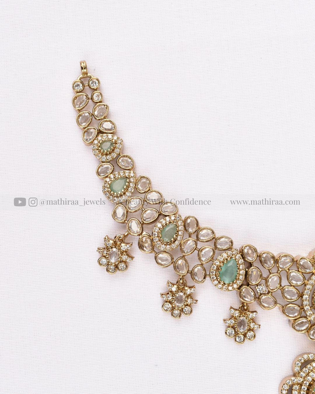 Floral Elegance AD Neckset