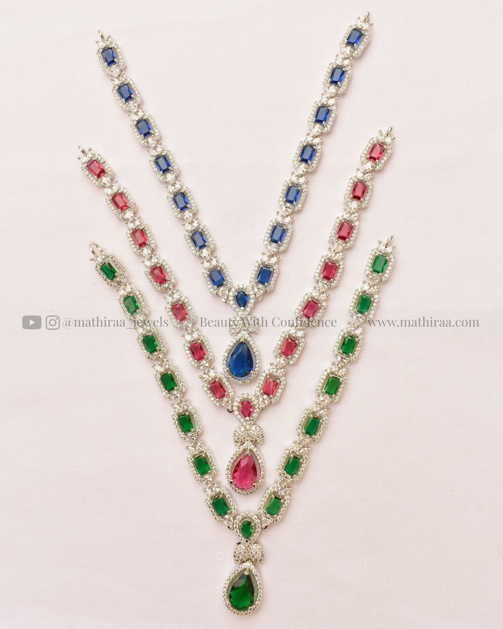 Majestic Teardrop AD Neckset
