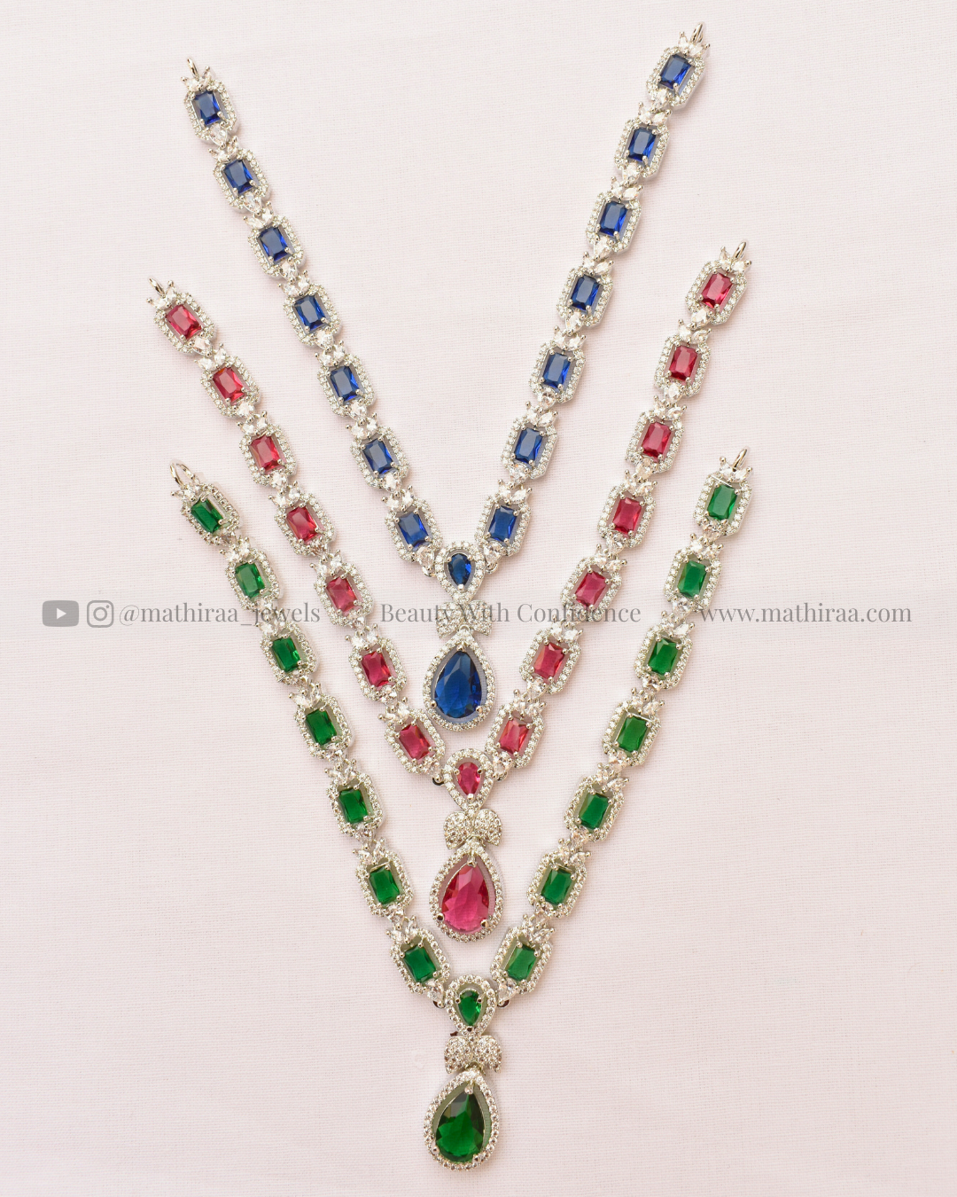 Majestic Teardrop AD Neckset