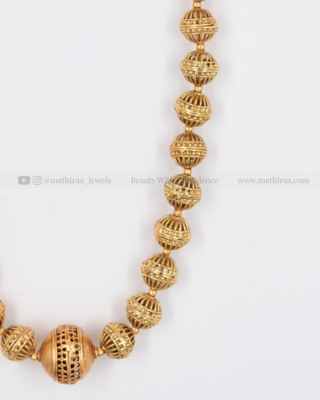 Pearl Fusion Gundu Mala
