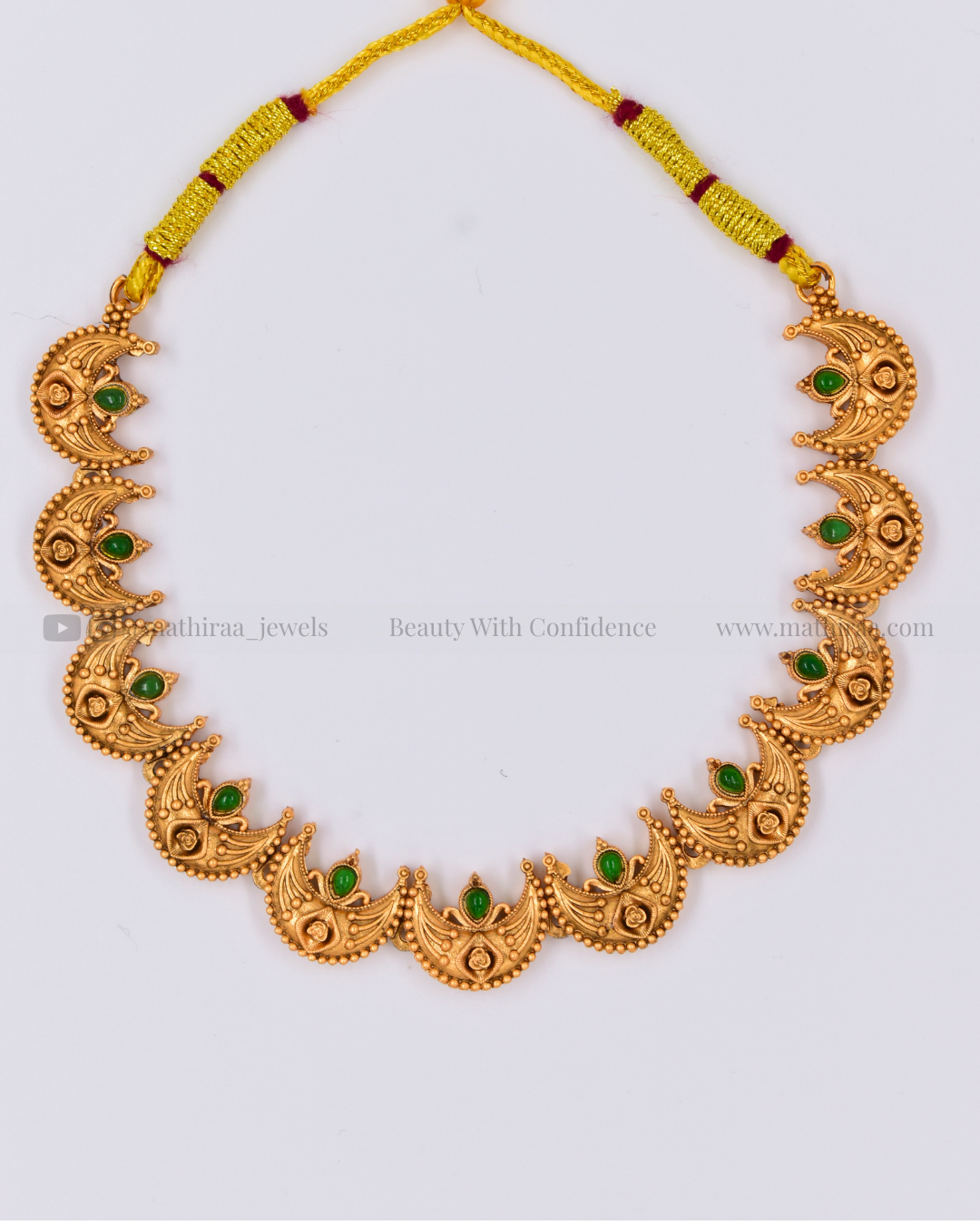 Chandrika Matte Neckset