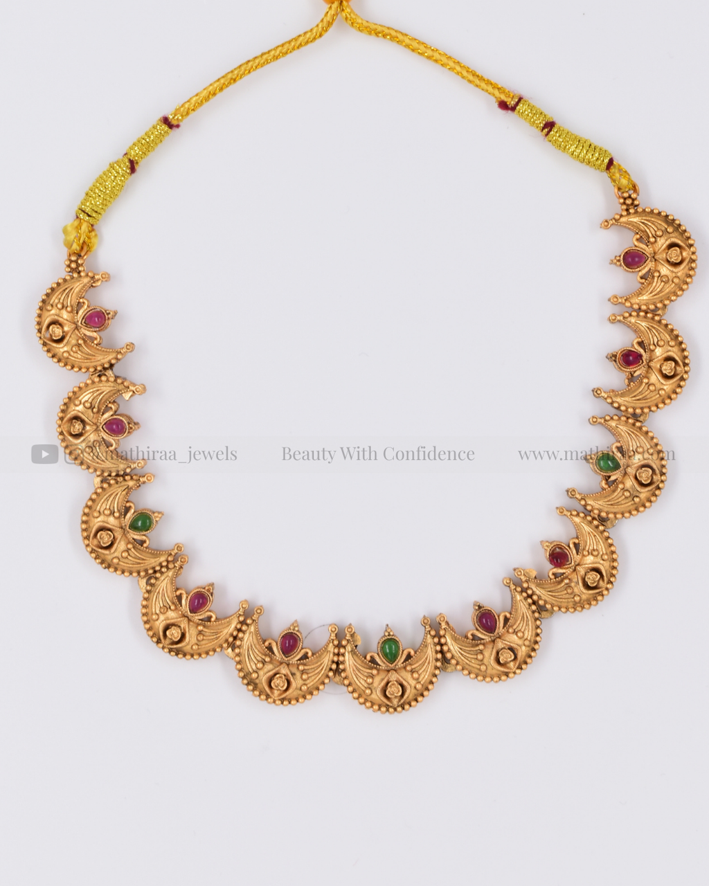 Chandrika Matte Neckset