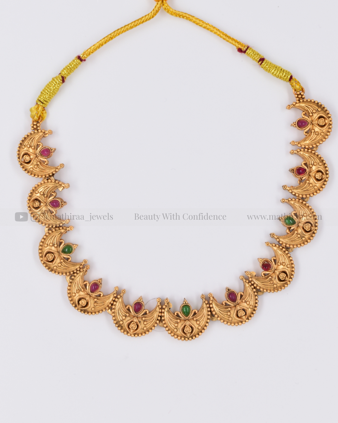 Chandrika Matte Neckset