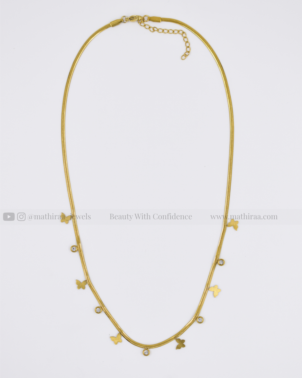 Butterfly Charm Chain