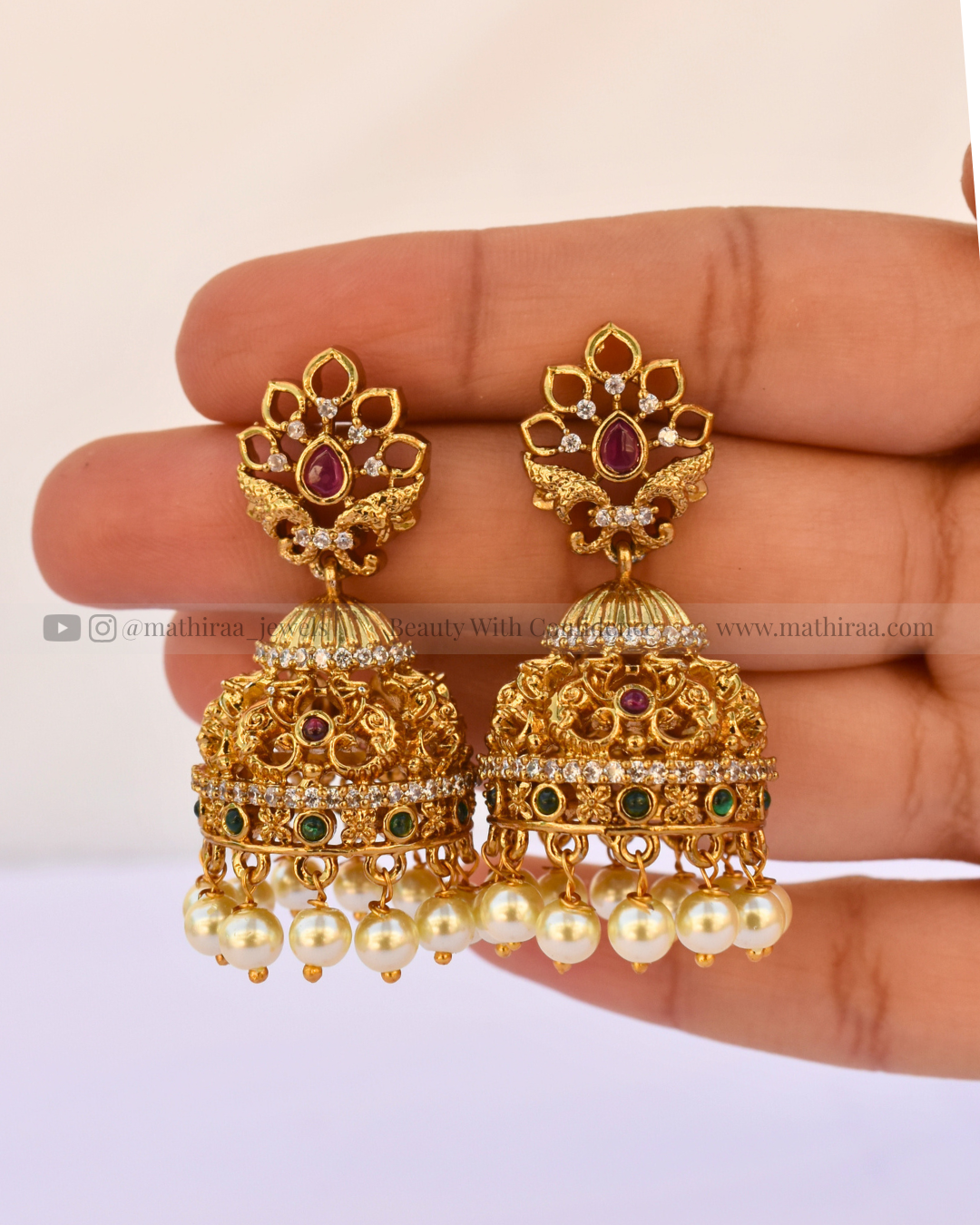 Premium CZ jhumka