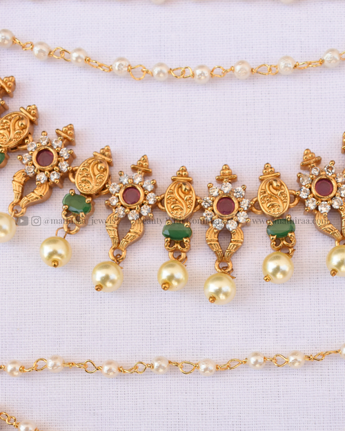 Antique Ruby Peacock Maattal