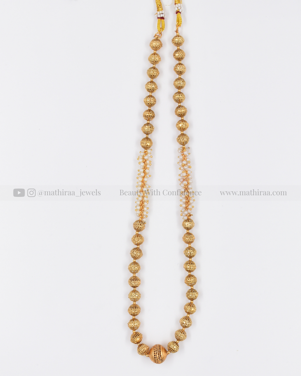 Pearl Fusion Gundu Mala