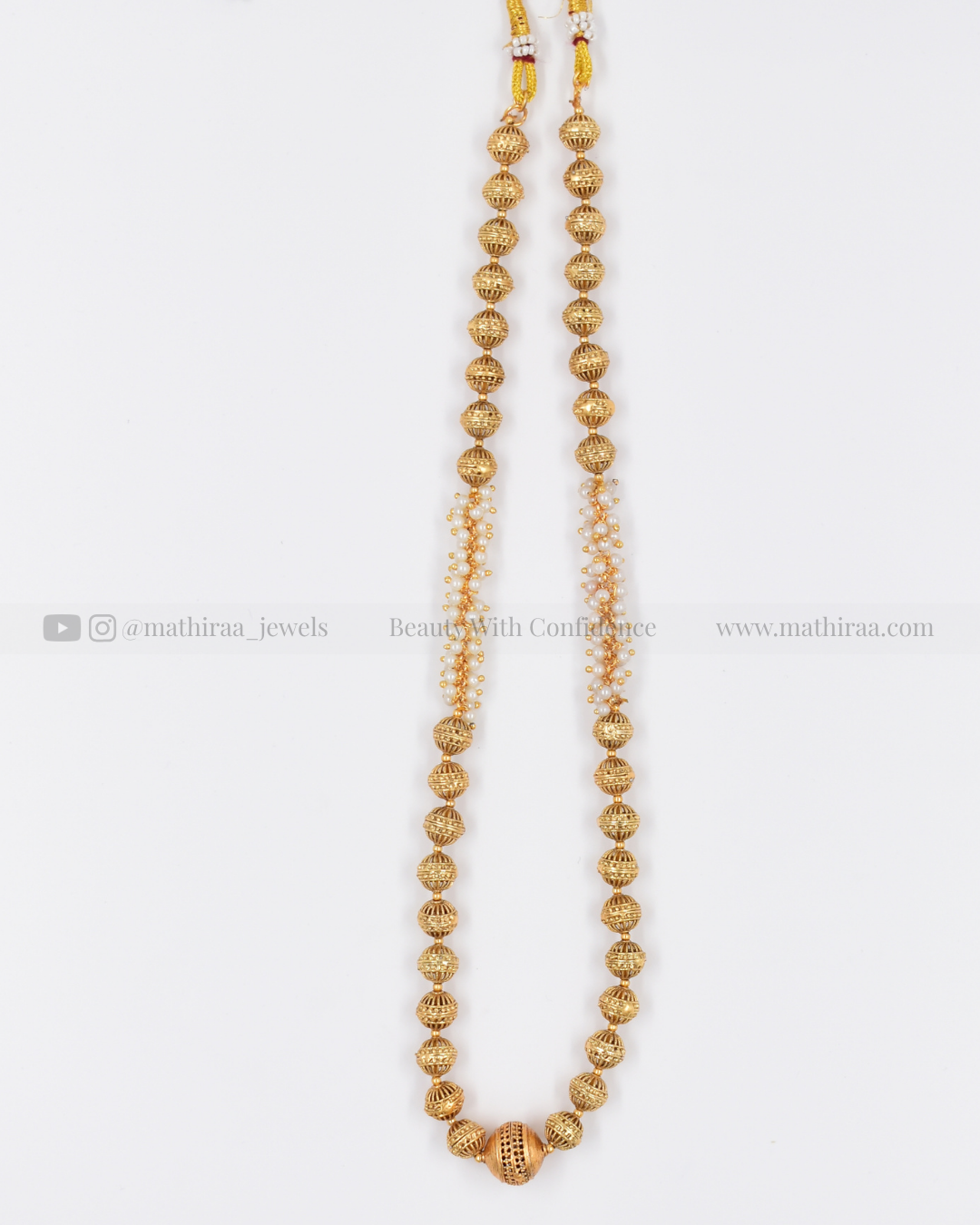 Pearl Fusion Gundu Mala