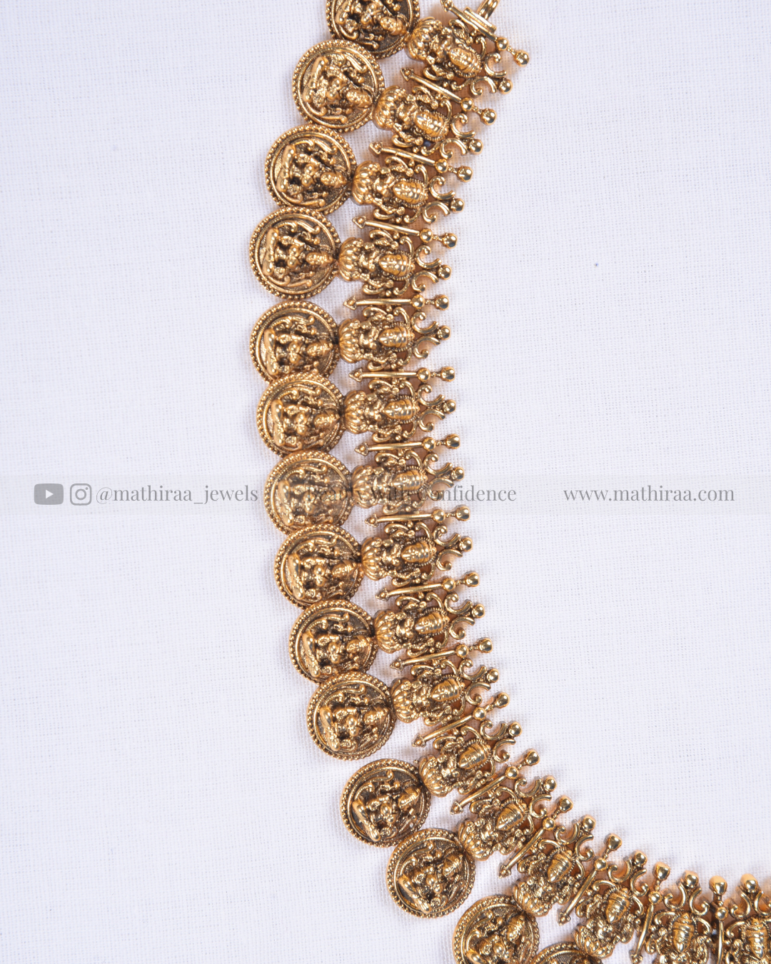 Duo Lakshmi Heritage Neckset - Exclusively Designed by Mathiraa Jewels