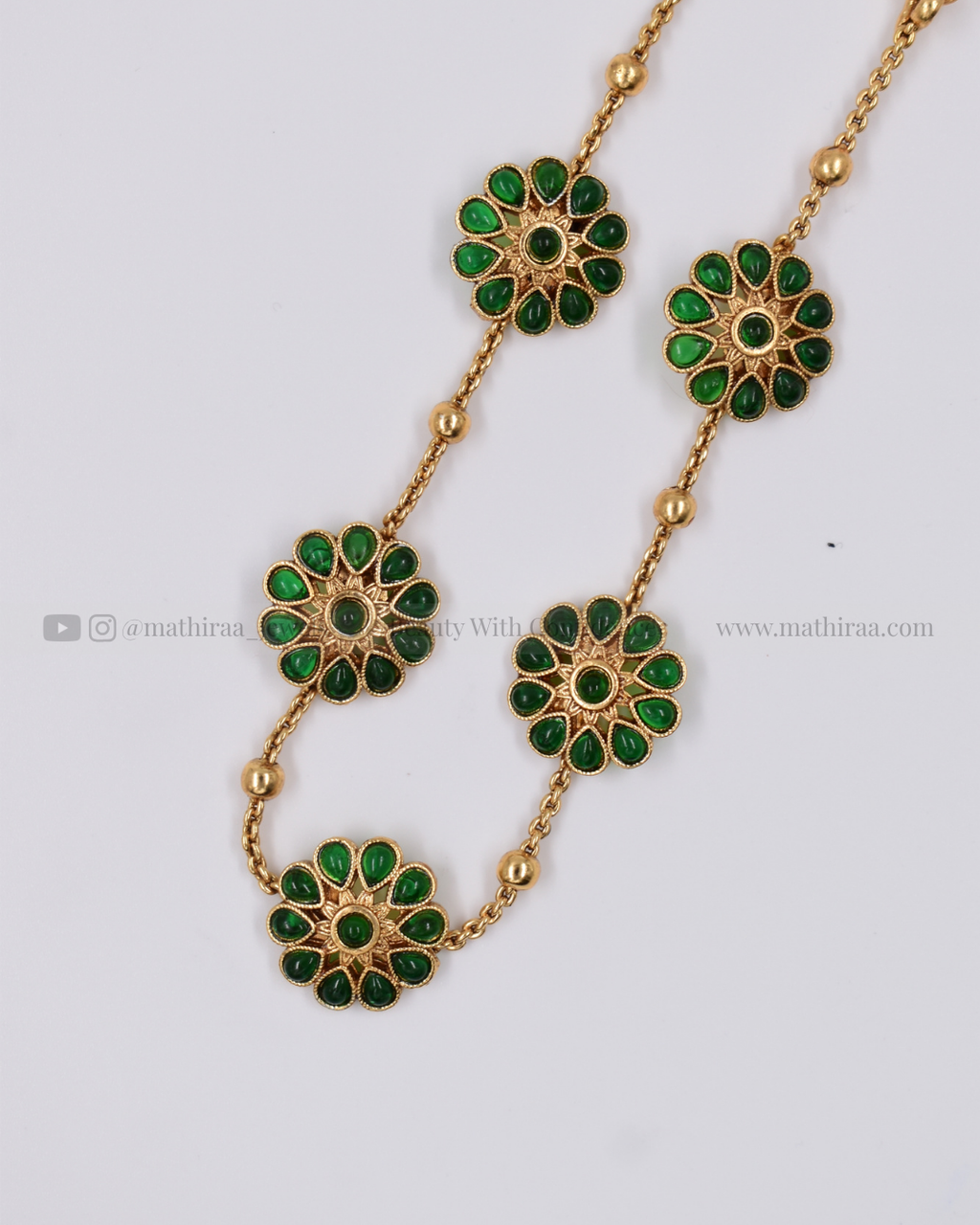 Harini Floral Chain Neckset