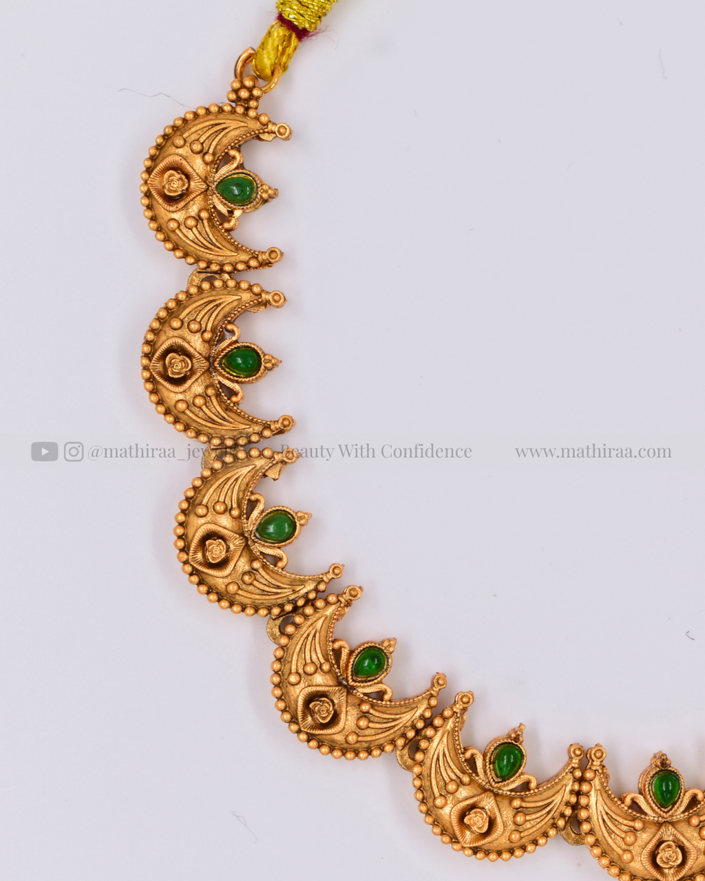 Chandrika Matte Neckset