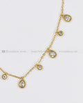 Teardrop Cascade Charm Chain