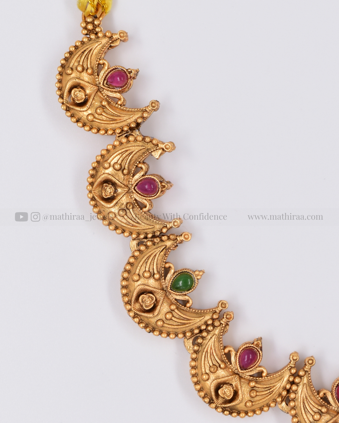 Chandrika Matte Neckset