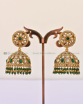 Bridal Polki Mehandi Jhumka