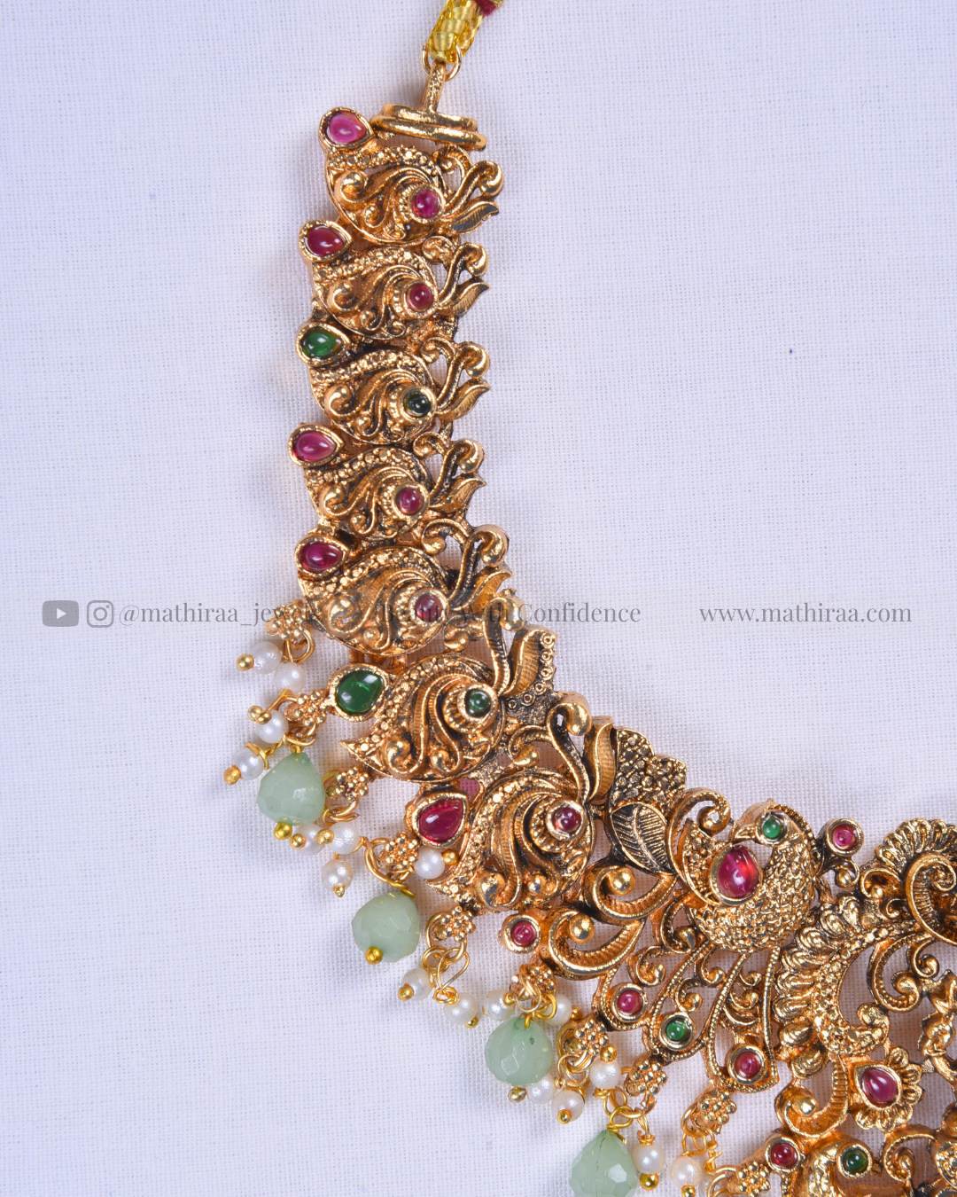 Rajarajeshwari Temple Neckset