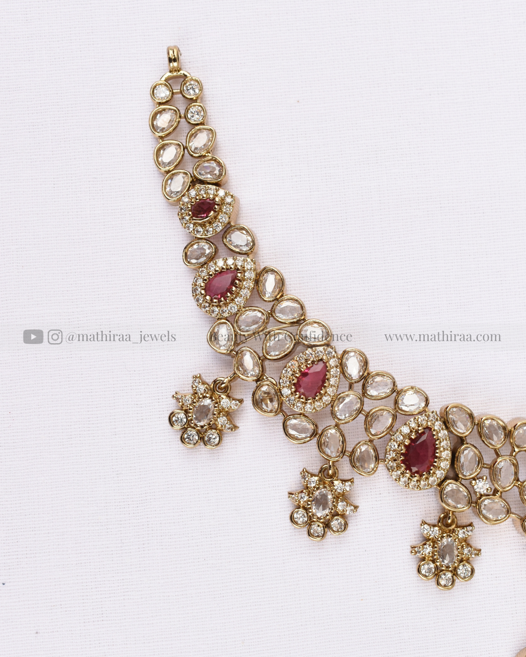 Floral Elegance AD Neckset