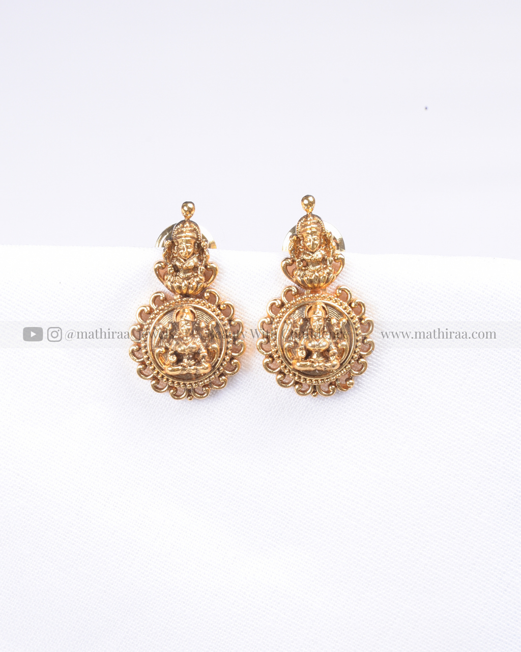 Duo Lakshmi Heritage Neckset - Exclusively Designed by Mathiraa Jewels