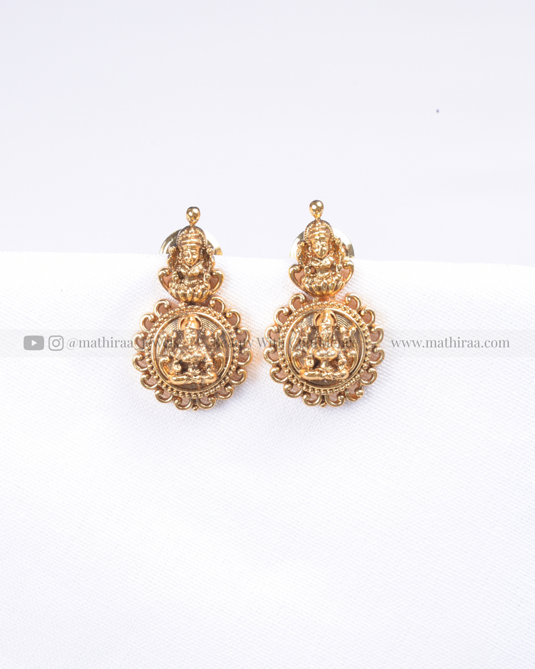 Duo Lakshmi Heritage Neckset - Exclusively Designed by Mathiraa Jewels