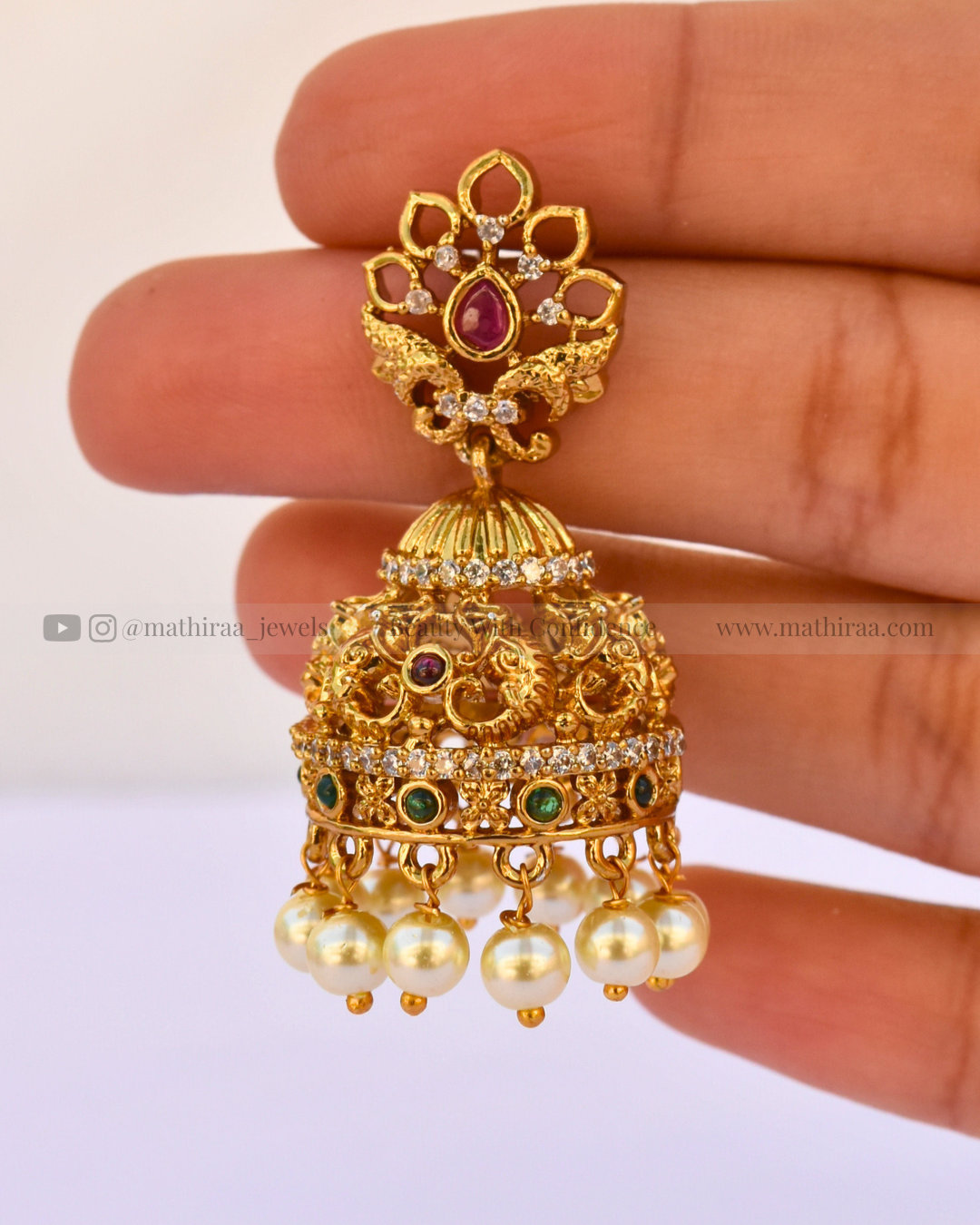 Premium CZ jhumka