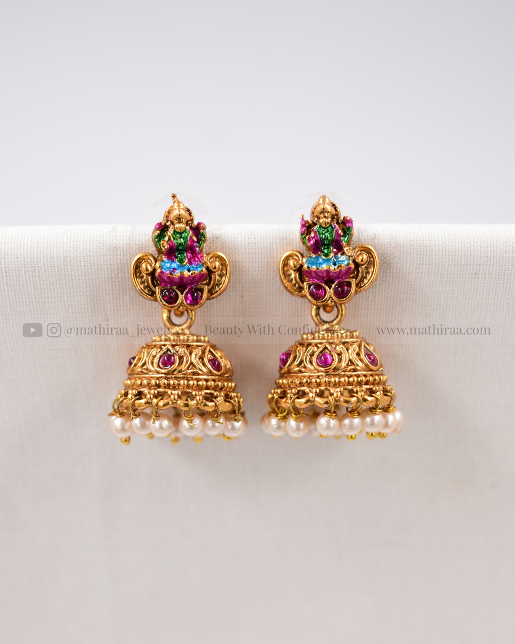 Aishwarya Lakshmi Meenakari Pendant Chain