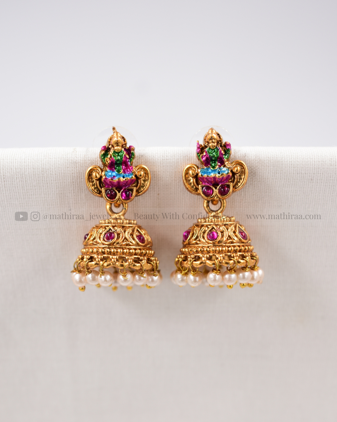 Aishwarya Lakshmi Meenakari Pendant Chain