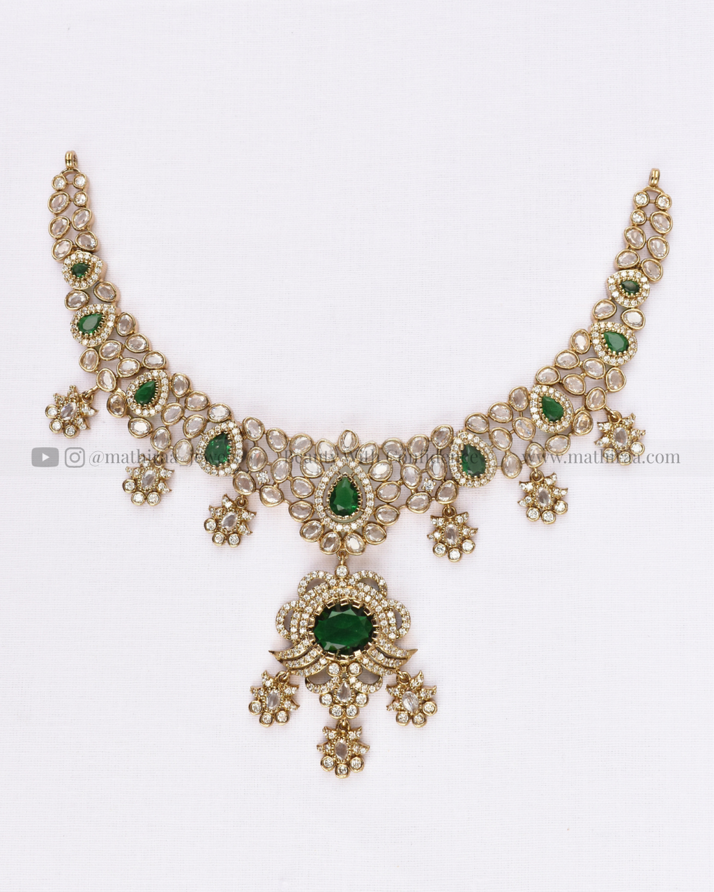 Floral Elegance AD Neckset