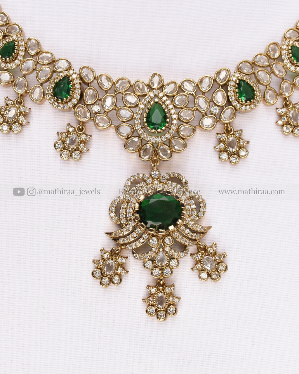 Floral Elegance AD Neckset