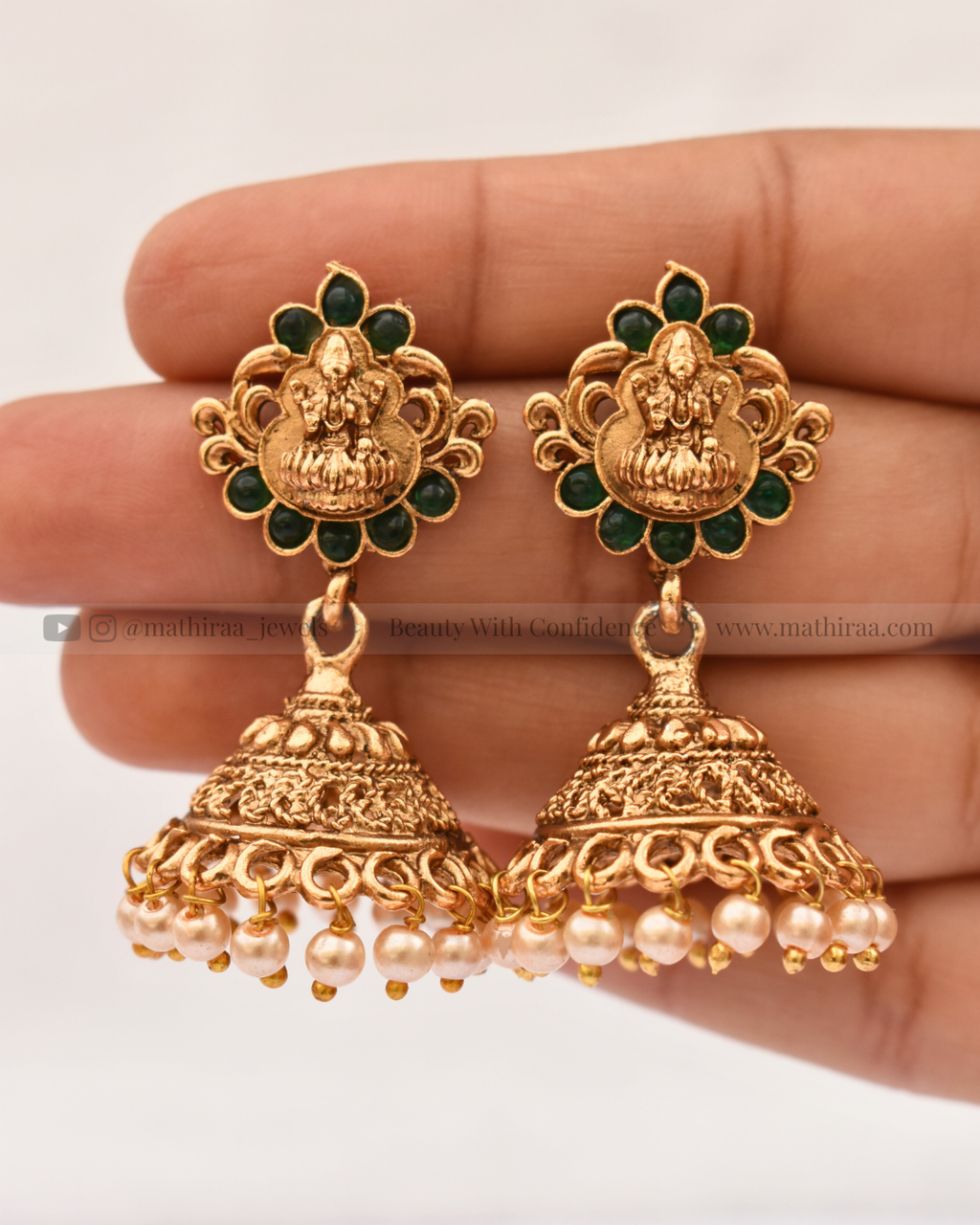 Gold Plated Lakshmi Long Haaram