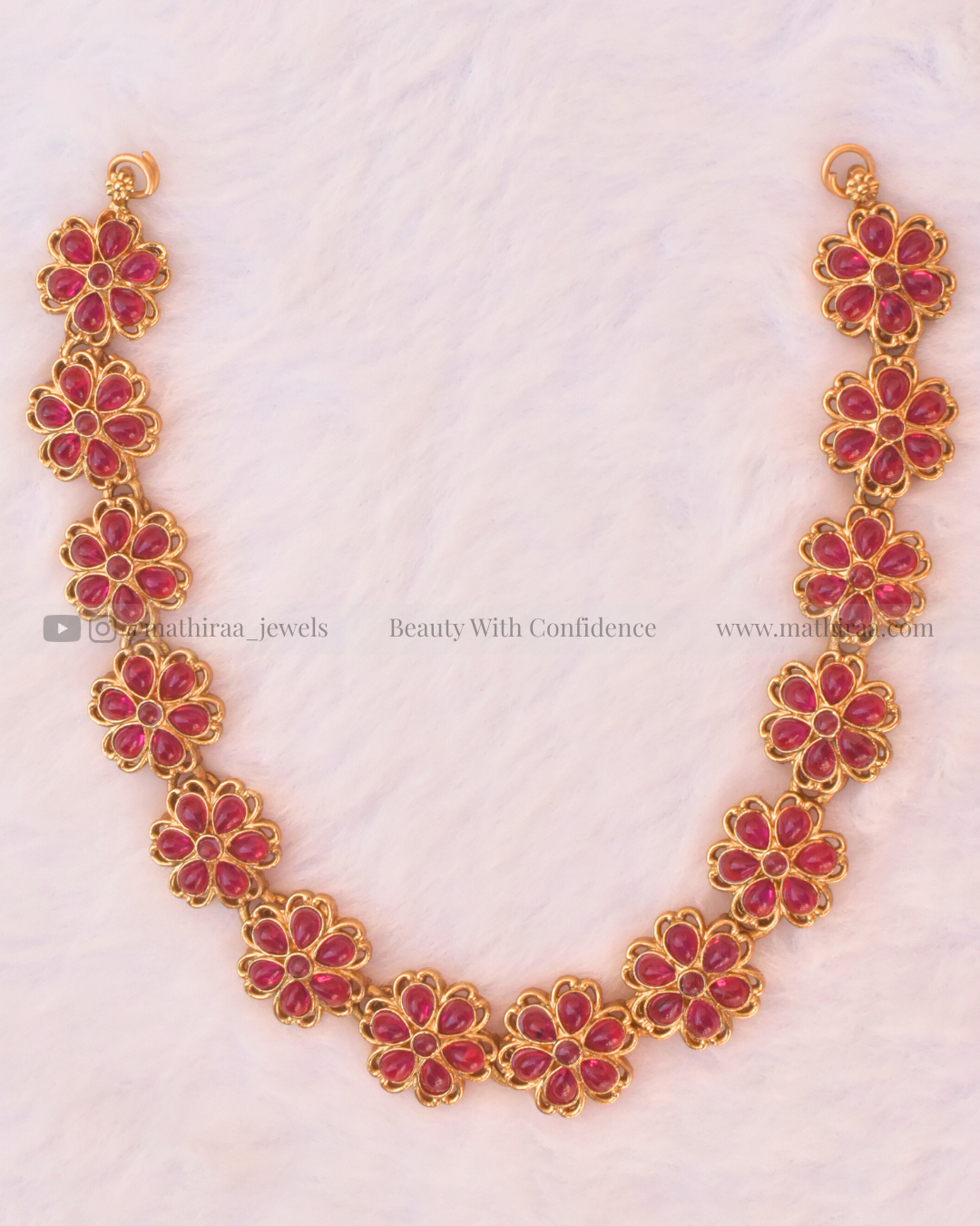 Antique Floral necklace