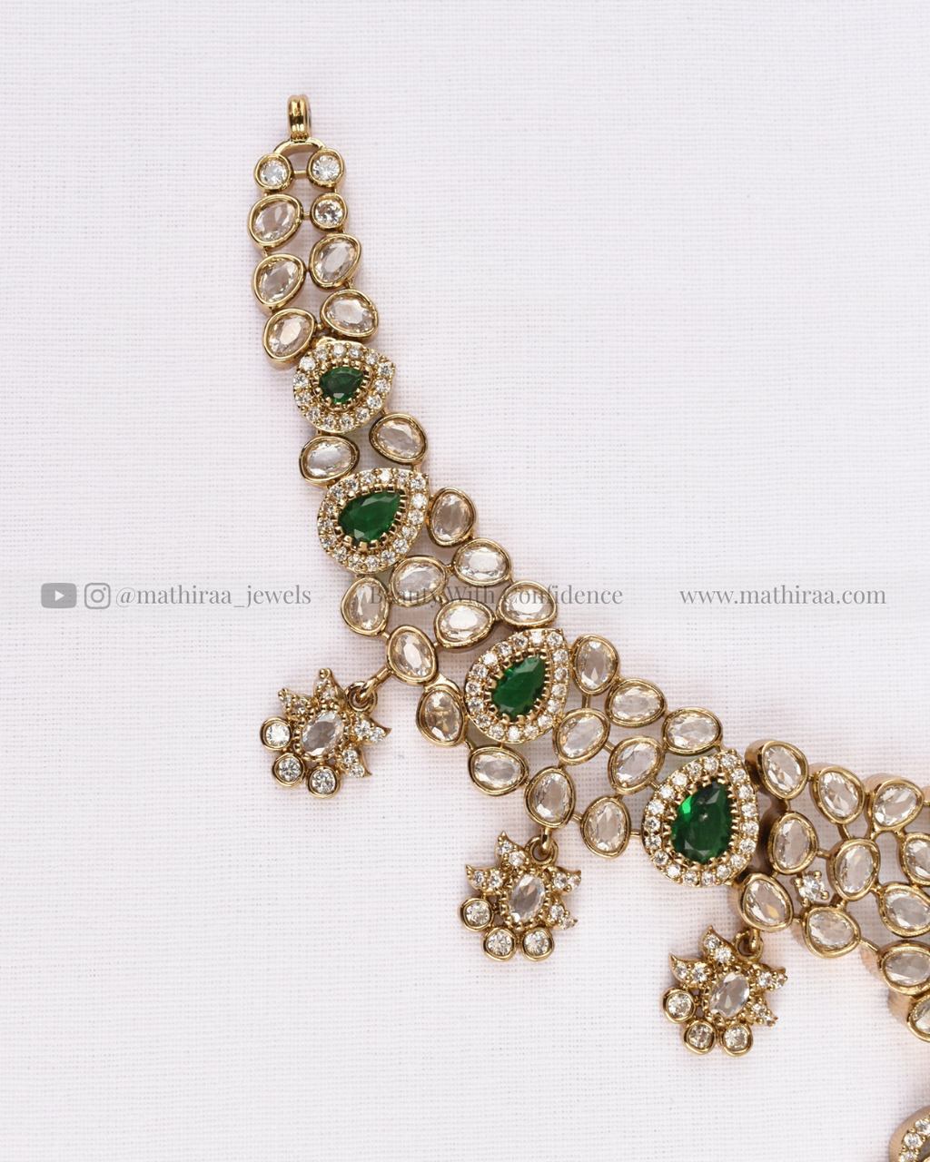 Floral Elegance AD Neckset