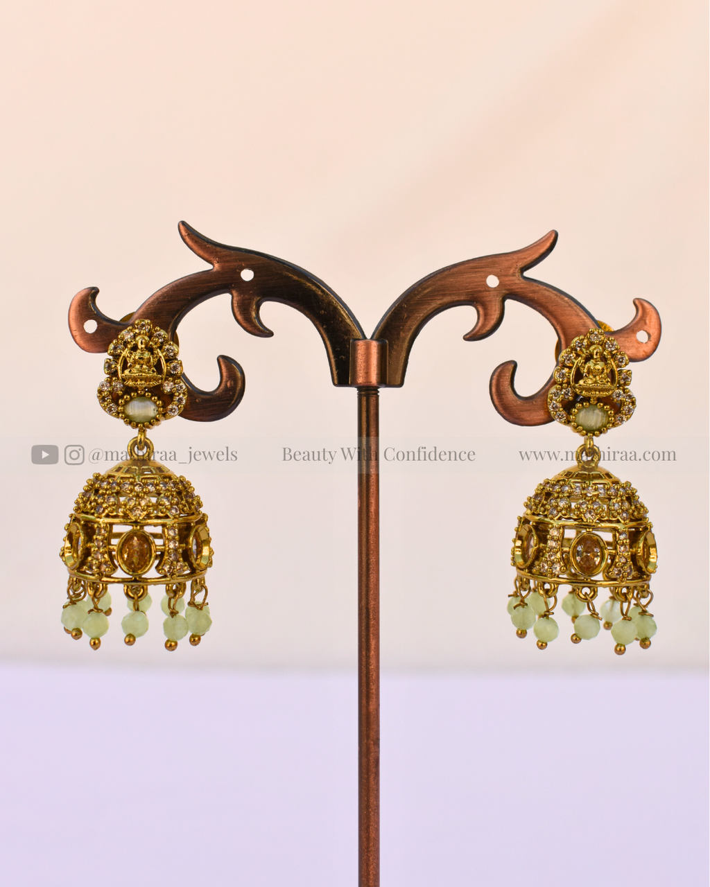 Lakshmi CZ Jhumkas