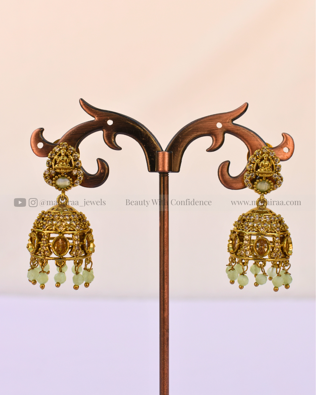 Lakshmi CZ Jhumkas