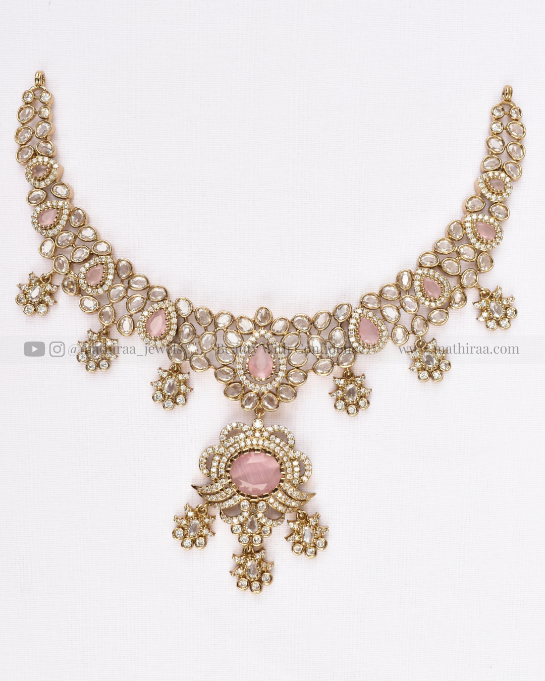 Floral Elegance AD Neckset