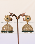 Bridal Petal Kundan Jhumka