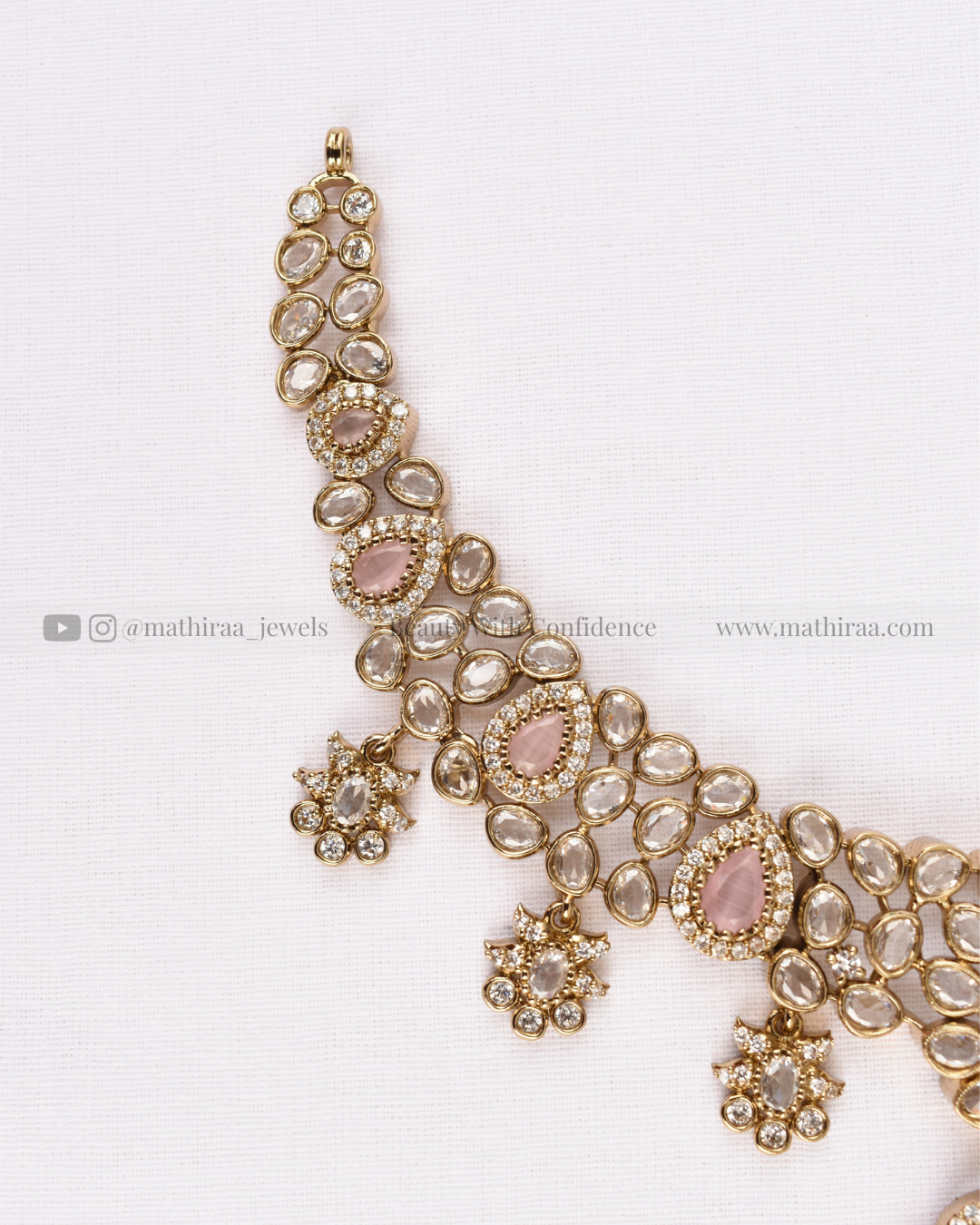 Floral Elegance AD Neckset
